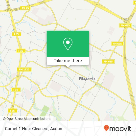 Comet 1 Hour Cleaners map