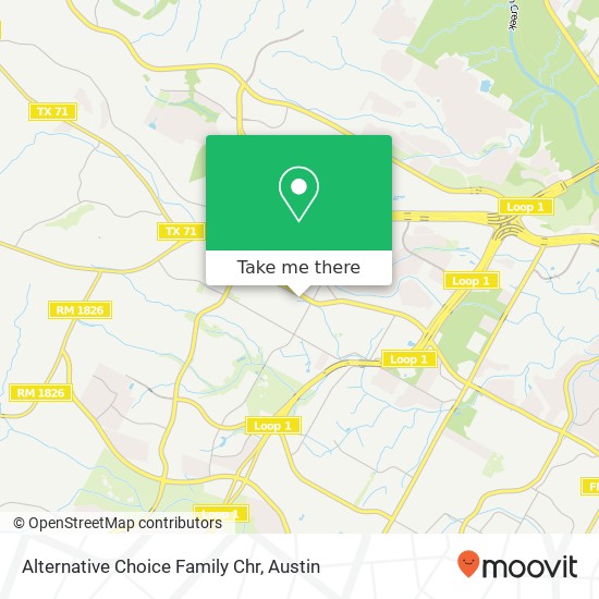 Mapa de Alternative Choice Family Chr