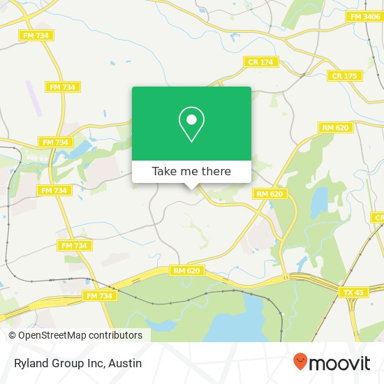 Ryland Group Inc map