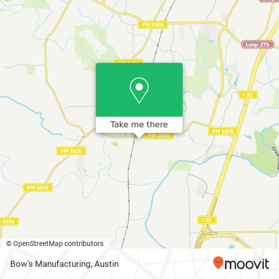 Bow's Manufacturing map