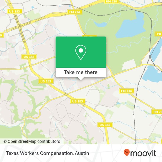 Texas Workers Compensation map