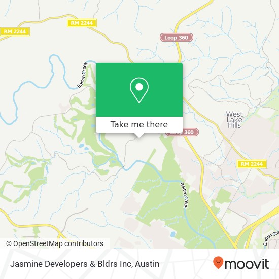 Mapa de Jasmine Developers & Bldrs Inc