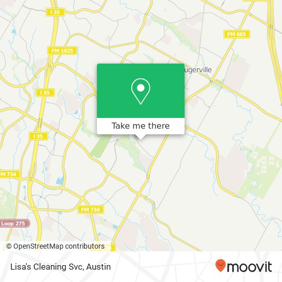 Lisa's Cleaning Svc map