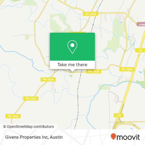 Mapa de Givens Properties Inc