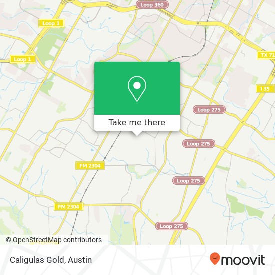 Caligulas Gold map