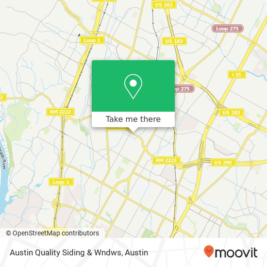 Austin Quality Siding & Wndws map