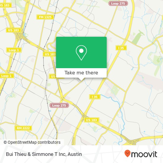 Bui Thieu & Simmone T Inc map