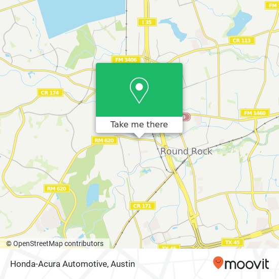 Mapa de Honda-Acura Automotive