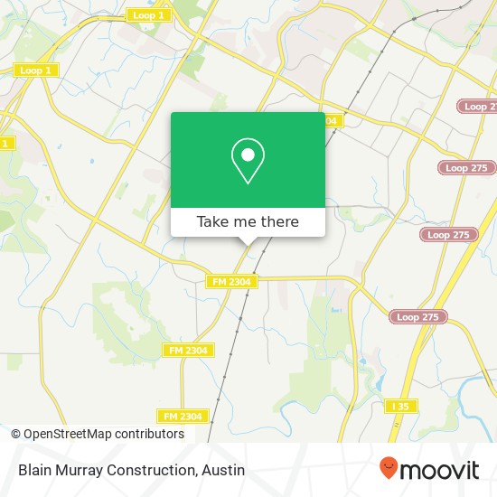 Blain Murray Construction map