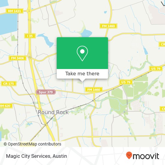 Magic City Services map