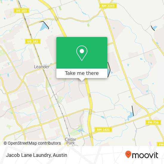 Jacob Lane Laundry map