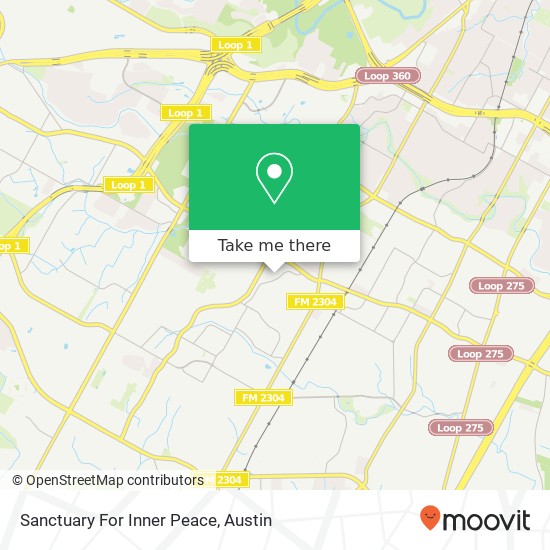 Sanctuary For Inner Peace map