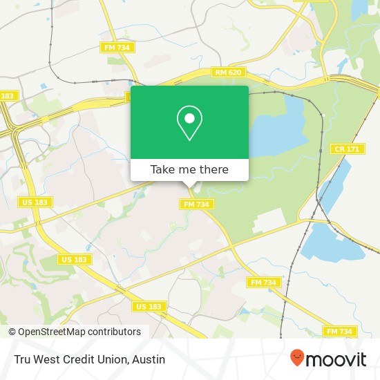 Mapa de Tru West Credit Union