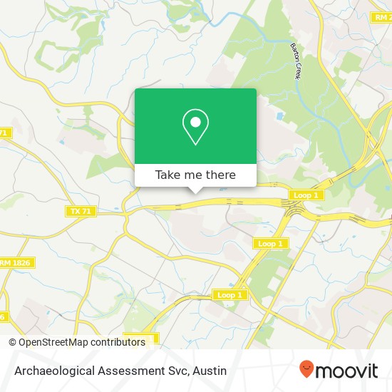 Archaeological Assessment Svc map