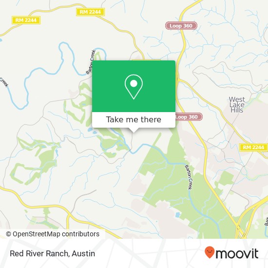 Mapa de Red River Ranch