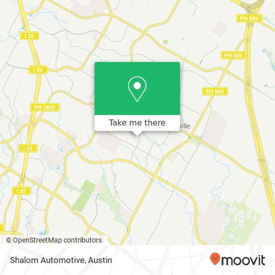 Mapa de Shalom Automotive
