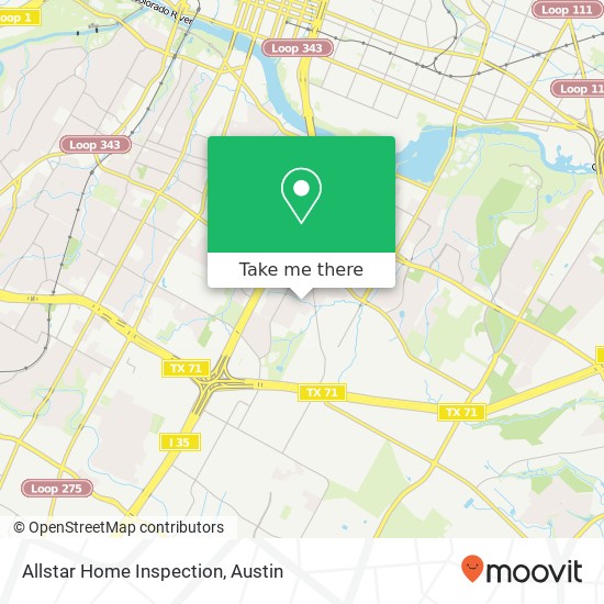 Allstar Home Inspection map