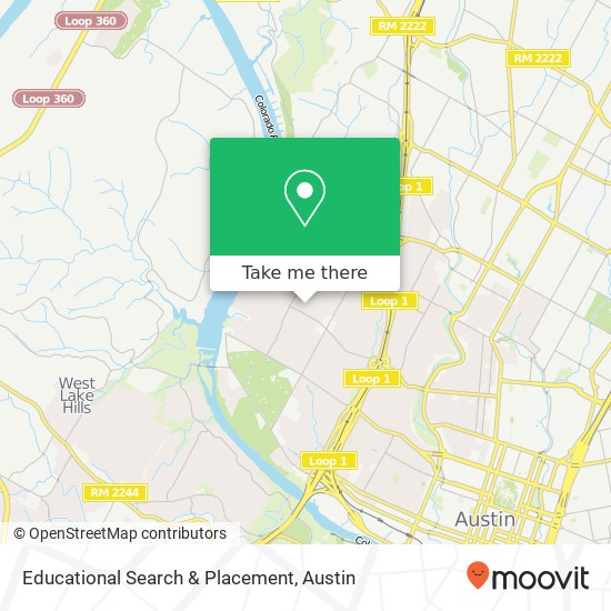 Mapa de Educational Search & Placement