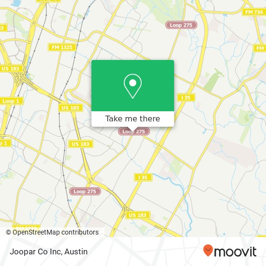 Joopar Co Inc map
