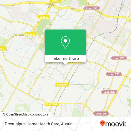 Prestigipus Home Health Care map