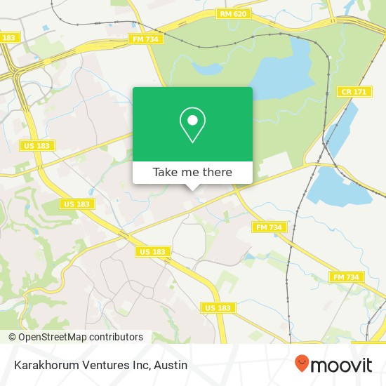 Mapa de Karakhorum Ventures Inc