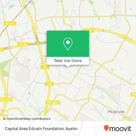 Capital Area Edcatn Foundation map