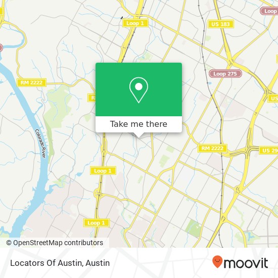 Mapa de Locators Of Austin