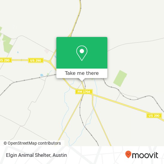 Elgin Animal Shelter map