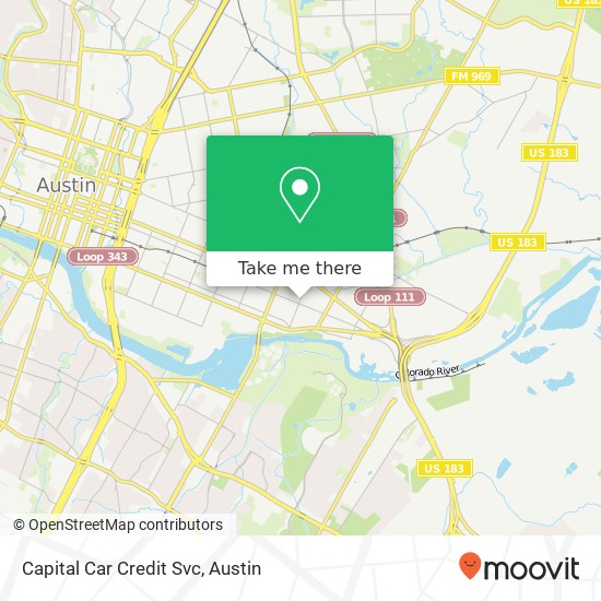 Capital Car Credit Svc map