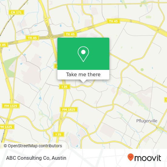 Mapa de ABC Consulting Co