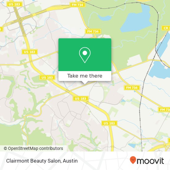Mapa de Clairmont Beauty Salon