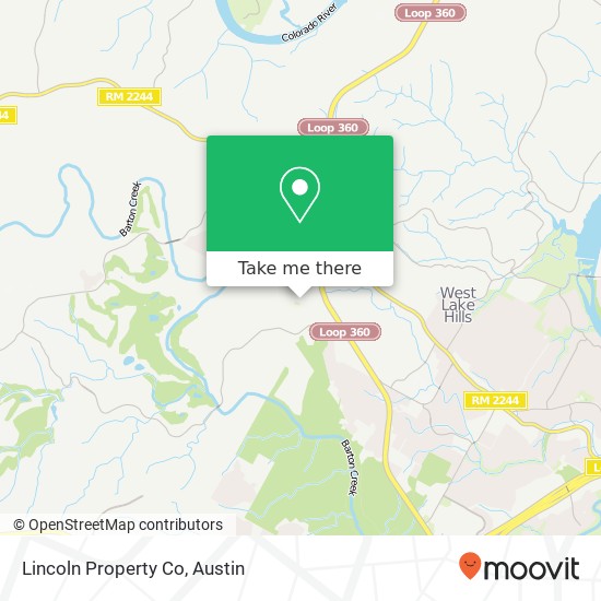 Lincoln Property Co map