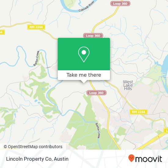 Mapa de Lincoln Property Co