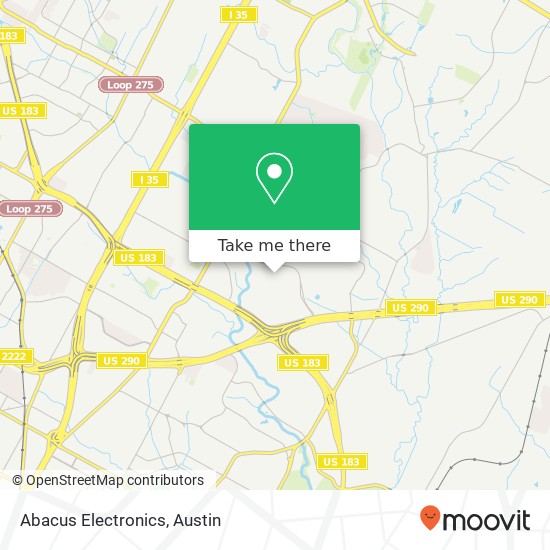 Mapa de Abacus Electronics