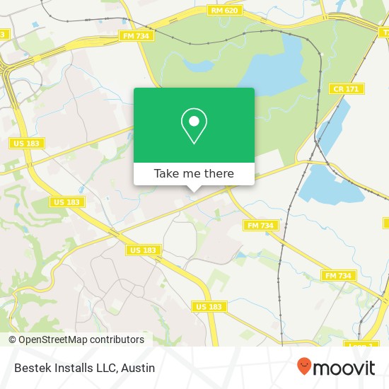 Mapa de Bestek Installs LLC