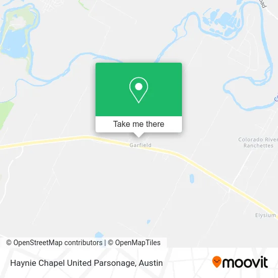Haynie Chapel United Parsonage map