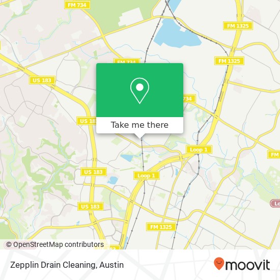 Zepplin Drain Cleaning map