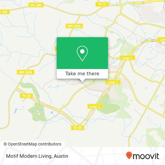 Mapa de Motif Modern Living