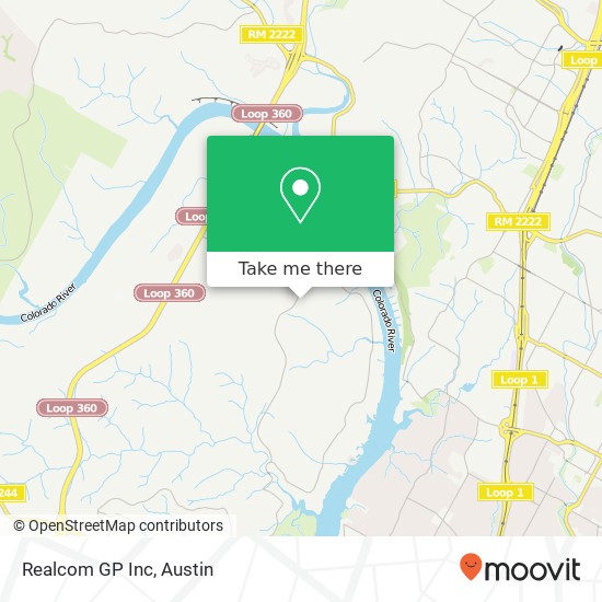 Realcom GP Inc map