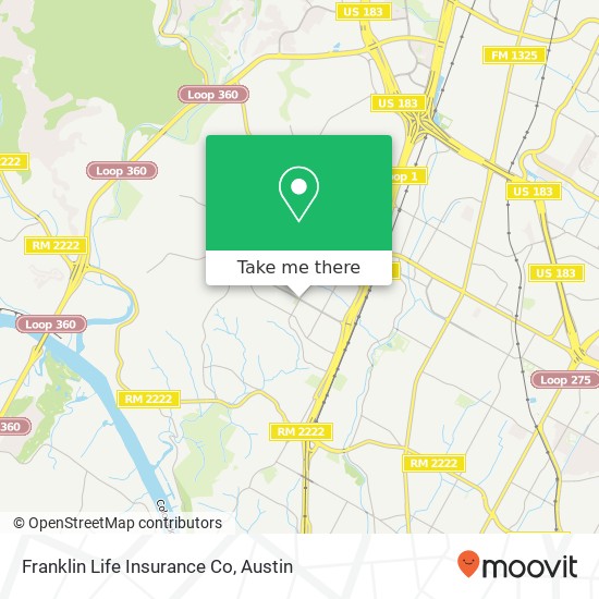 Franklin Life Insurance Co map