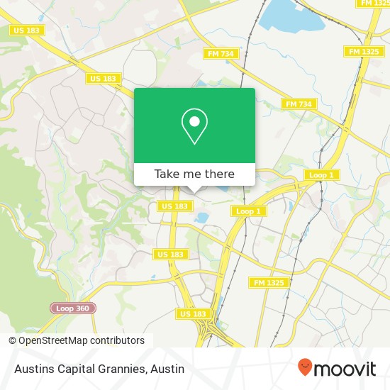 Mapa de Austins Capital Grannies