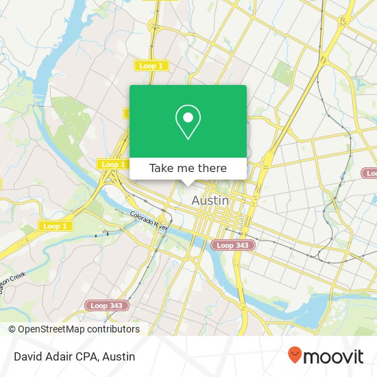 David Adair CPA map