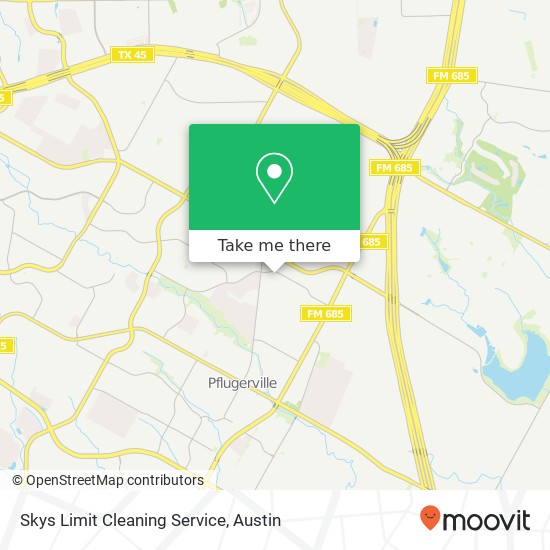 Skys Limit Cleaning Service map