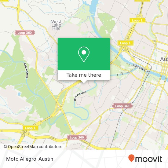 Moto Allegro map