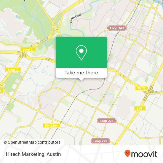 Hitech Marketing map