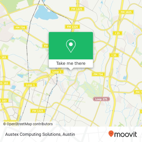 Austex Computing Solutions map