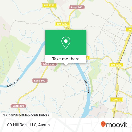 100 Hill Rock LLC map