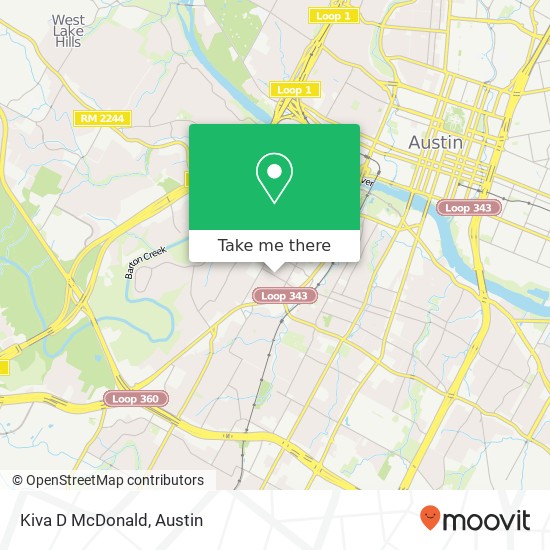 Mapa de Kiva D McDonald