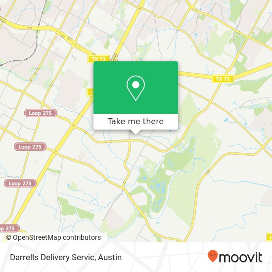 Darrells Delivery Servic map