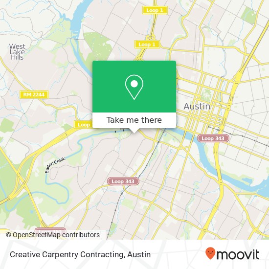 Creative Carpentry Contracting map